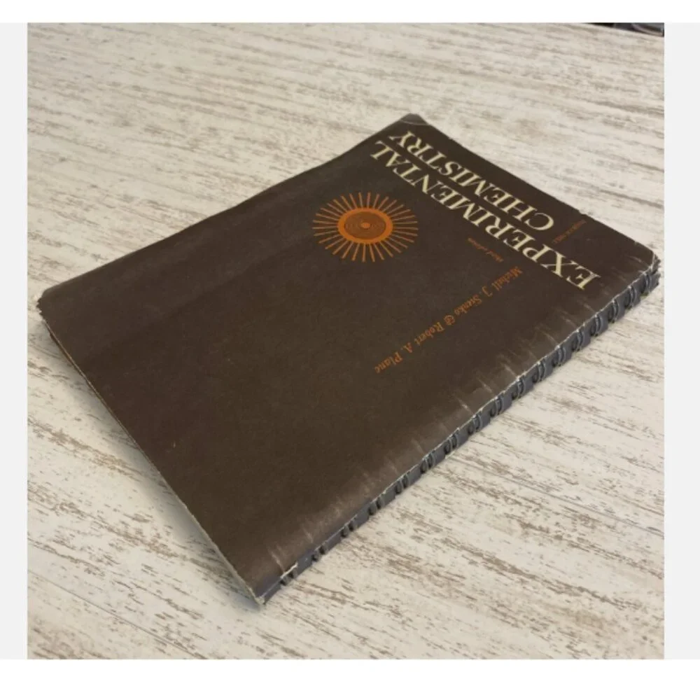 Experimental Chemistry 3rd Ed Sienko Plane 1966 Vintage Spiral Lab Manual